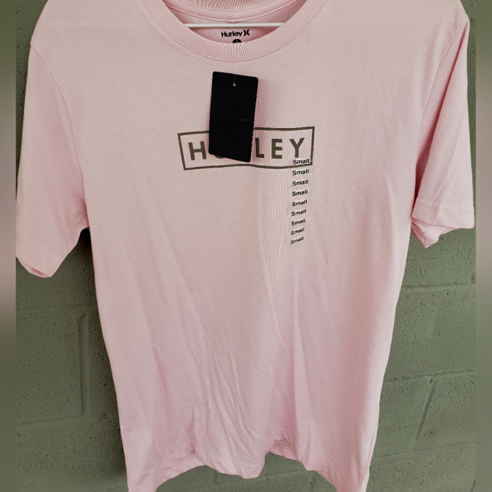 Men's Size Small, Pink Hurley T-Shirt